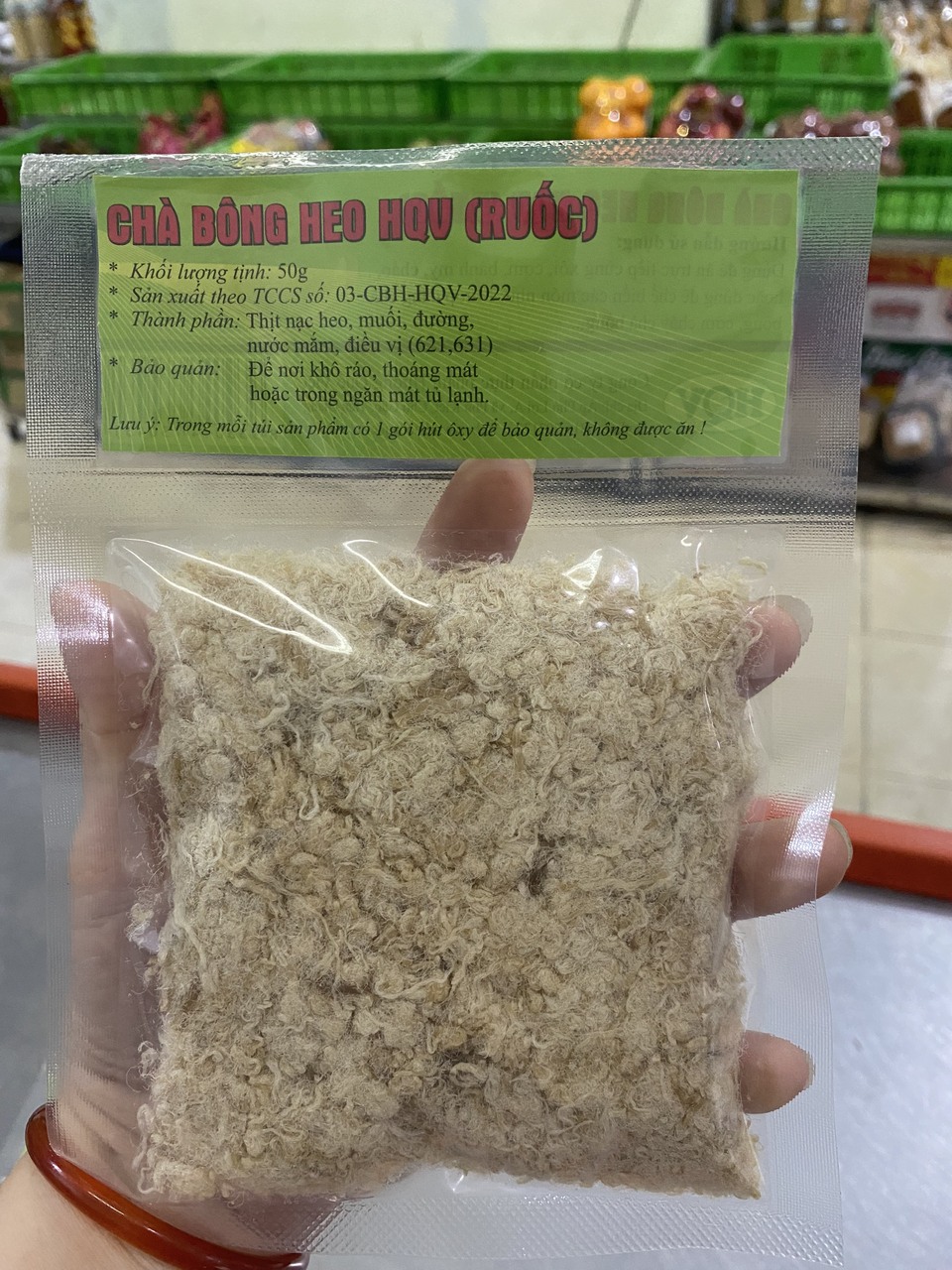 Chà bông heo HQV 50g